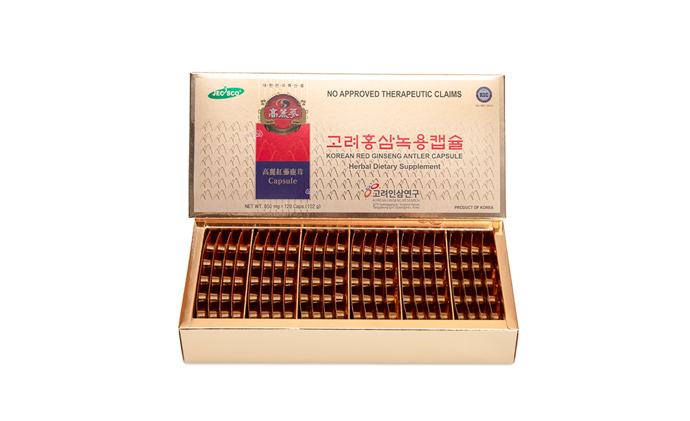 Korean Red Ginseng Extract Anlter Capsule2